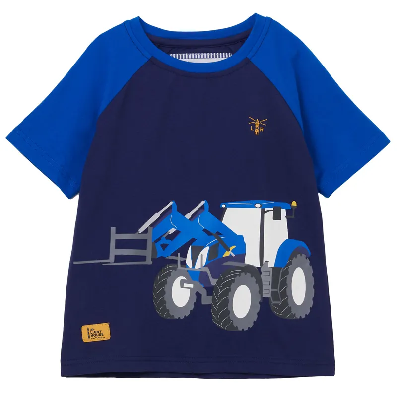 Lighthouse Mason Junior Short Sleeve Tee - Blue Front Loader