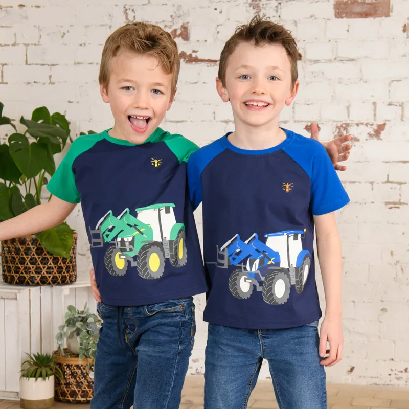 Lighthouse Mason Junior Short Sleeve Tee - Blue Front Loader-2