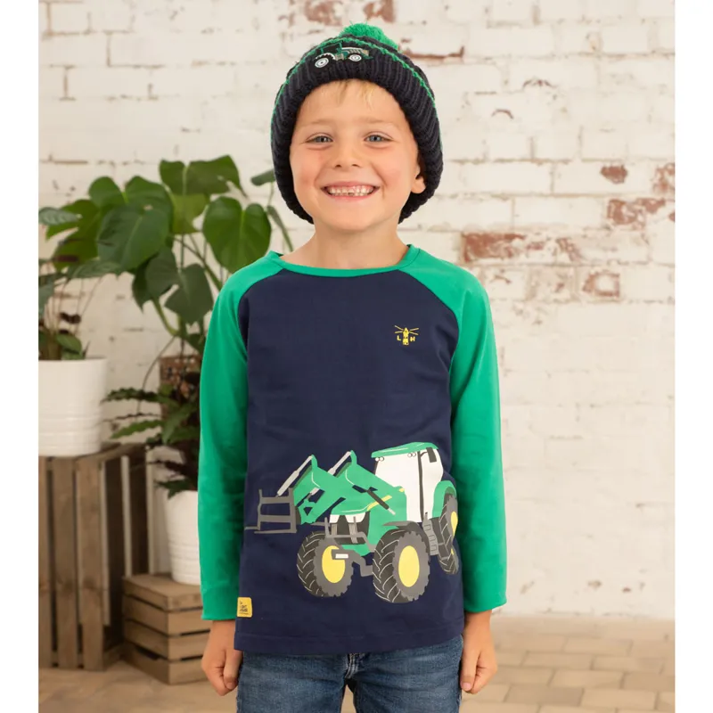 Lighthouse Mason Junior Long Sleeve Tee - Green Front Loader-1