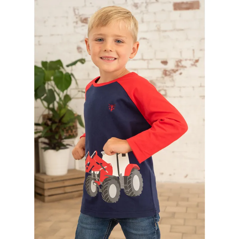 Lighthouse Mason Junior Long Sleeve Tee - Red Front Loader-1