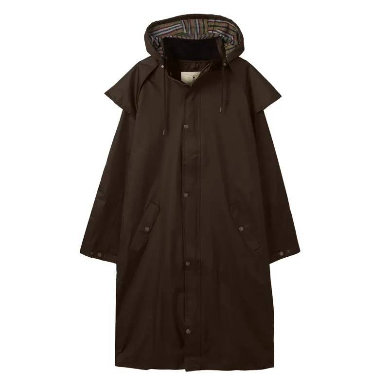 Lighthouse Stockman Mens Full Length Waterproof Jacket Chocolate