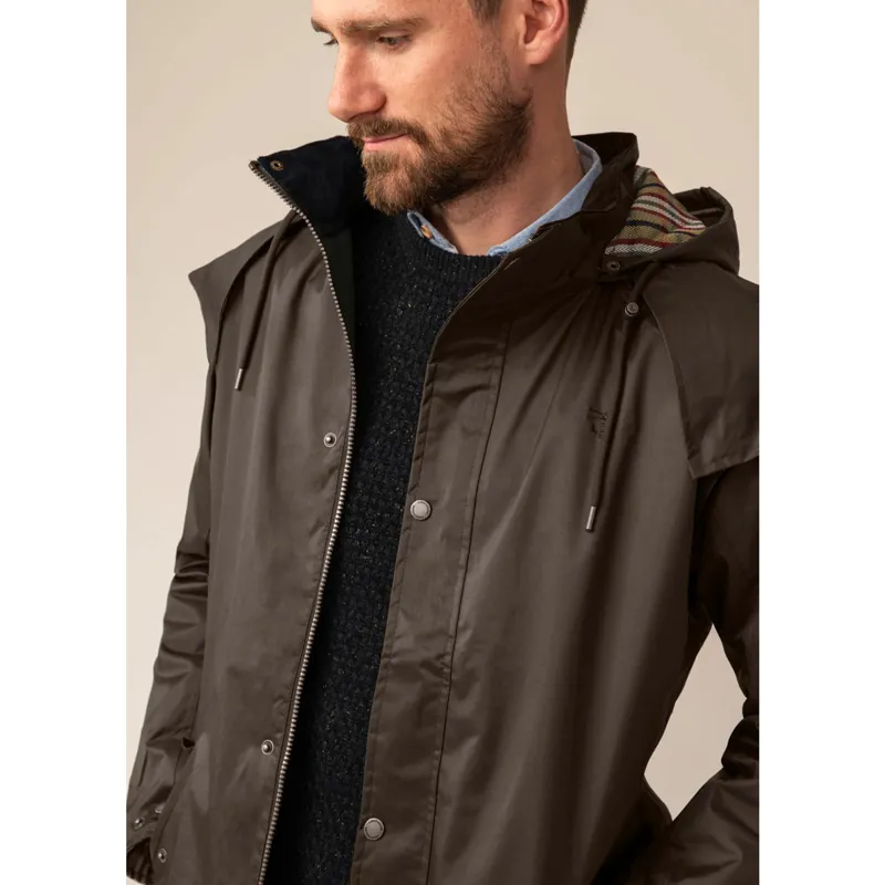Lighthouse Stockman Mens Full Length Waterproof Jacket - Chocolate-3