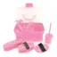 Lincoln Star Pattern Grooming Kit - Pink