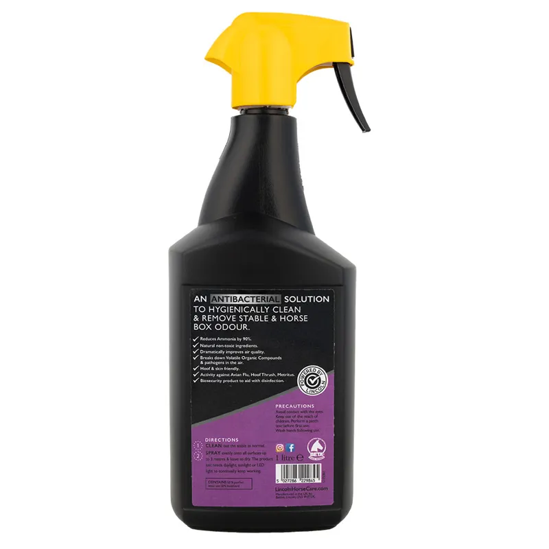 Lincoln InvisiGard Stable Deodoriser and Sanitiser Spray-1