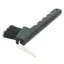 Lincoln Hoof Pick with Brush - Black