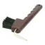 Lincoln Hoof Pick with Brush - Brown