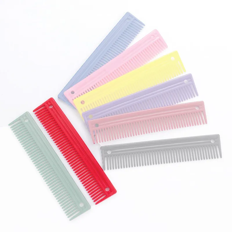 Lincoln Plastic Mane Comb - Red