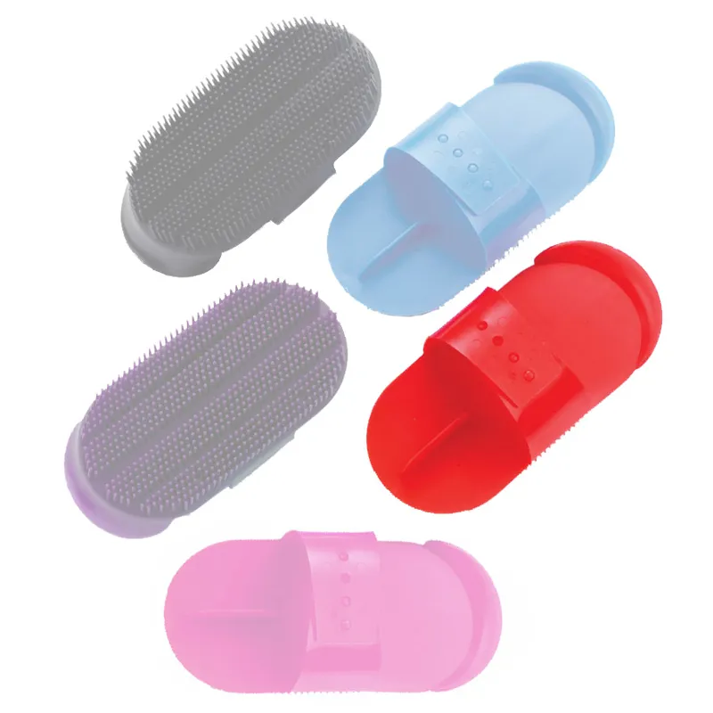 Lincoln Plastic Curry Comb - Red