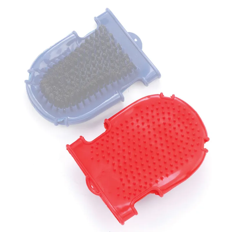 Lincoln Dual Purpose Grooming Mitt - Red