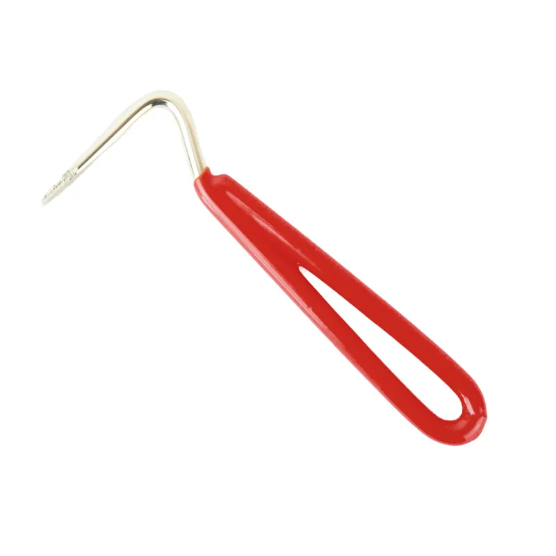 Lincoln Vinyl Handle Hoof Pick - Red