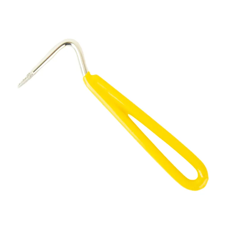 Lincoln Vinyl Handle Hoof Pick - Yellow