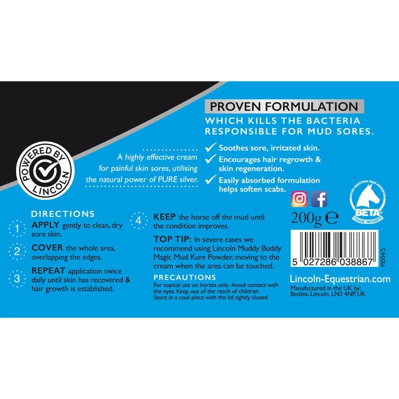 Lincoln Muddy Buddy Magic Mud Kure Cream-1
