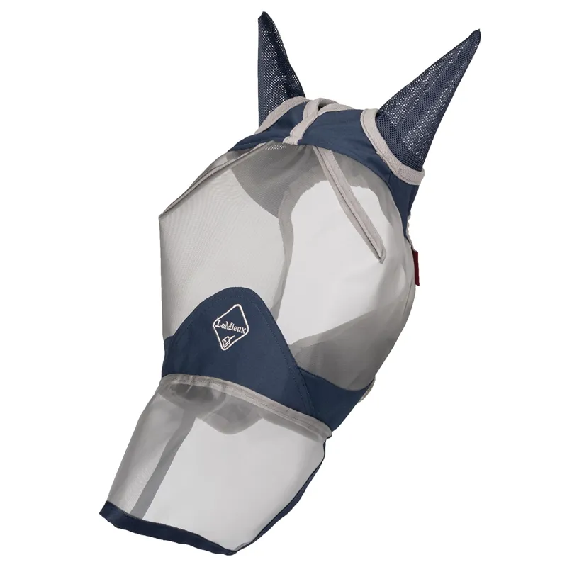 LeMieux ArmourShield Pro Ears and Nose Full Fly Mask - Blue-1