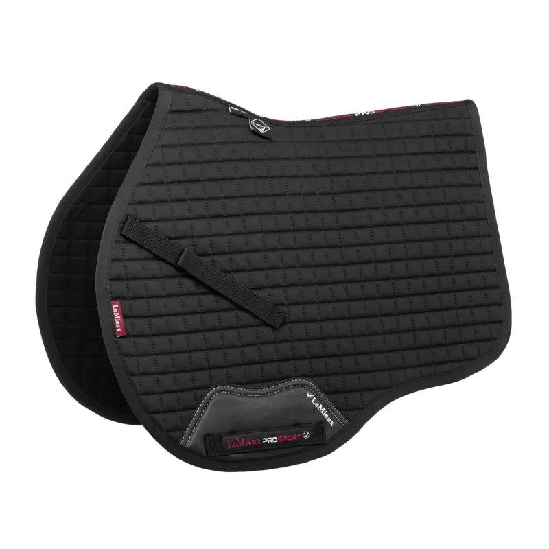 LeMieux ProSport Cotton GP Square Saddlecloth - Black