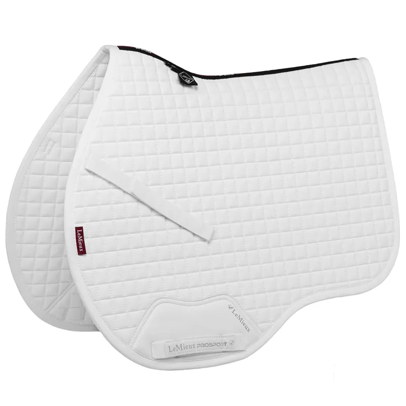 LeMieux ProSport Cotton GP Square Saddlecloth - White