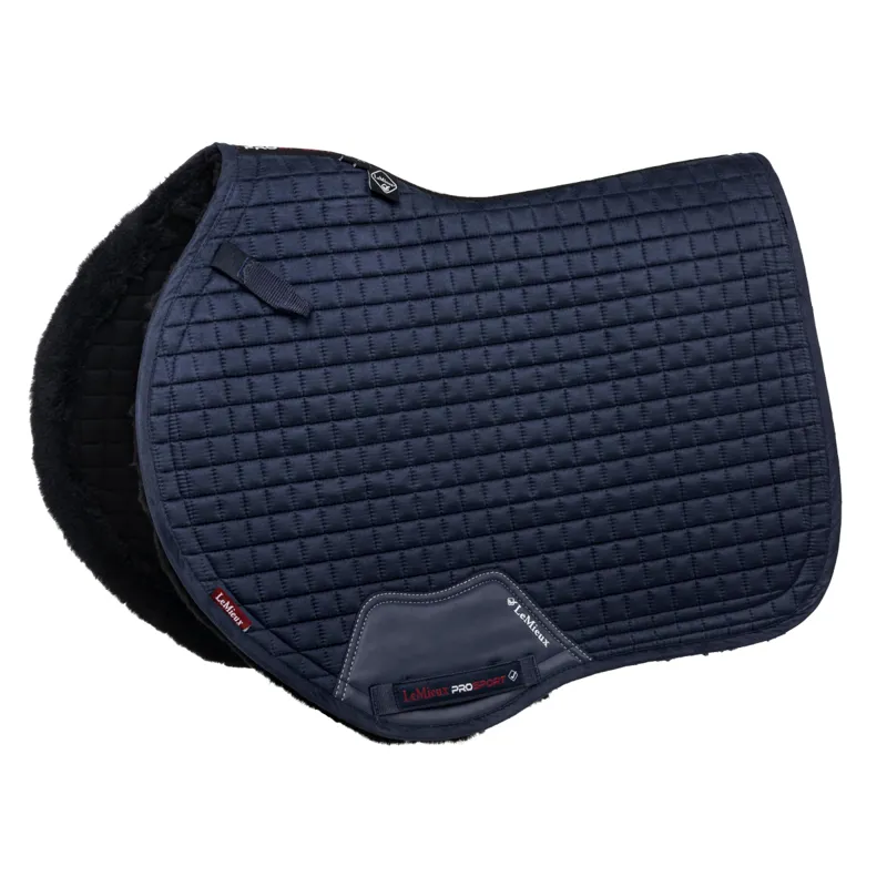 LeMieux Merino+ Sensitive Skin Euro Jump Square - Navy
