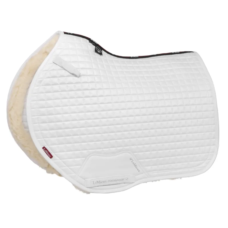 LeMieux Merino+ Sensitive Skin Euro Jump Square - White