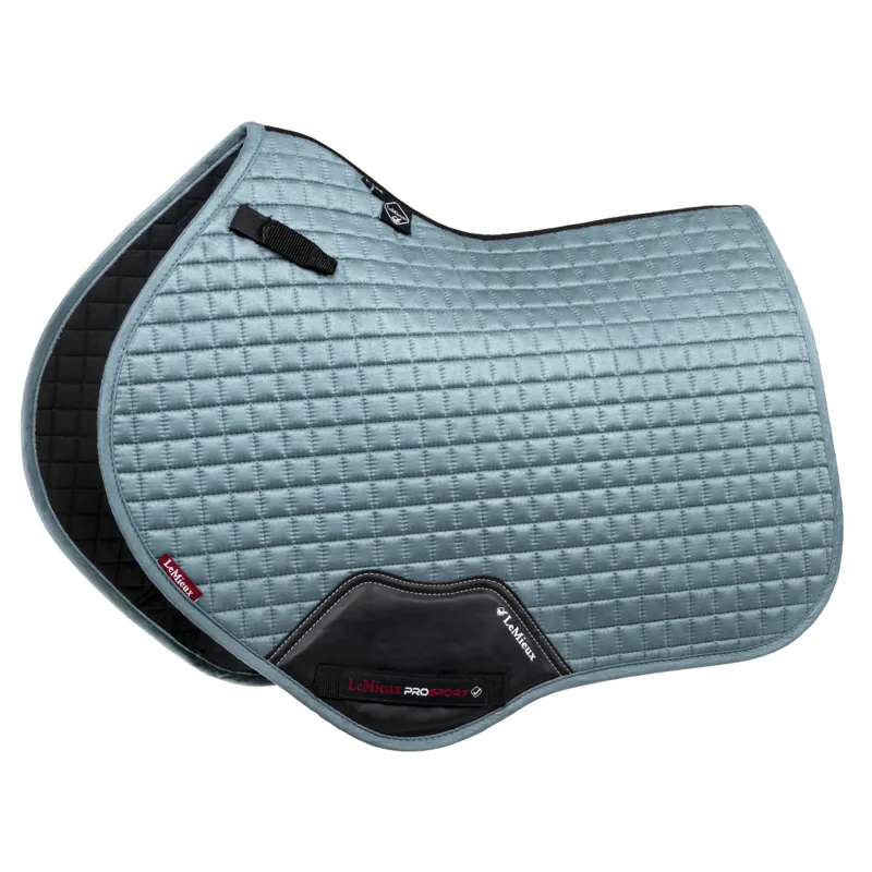 LeMieux ProSport Suede Close Contact Square Ice Blue