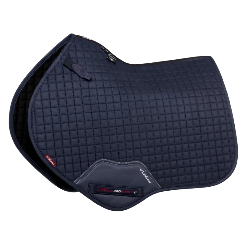 LeMieux ProSport Cotton Close Contact Square Saddlecloth - Navy