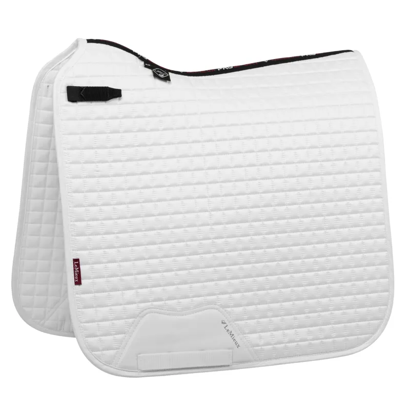 LeMieux ProSport Suede Dressage Square Saddlecloth - White