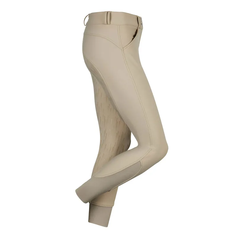 LeMieux Drytex Waterproof Full Grip Womens Winter Breeches - Beige-1