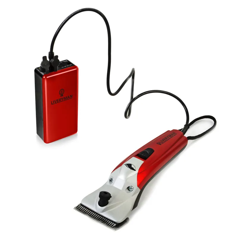Liveryman Black Beauty Horse Clippers with Lithium Battery Pack