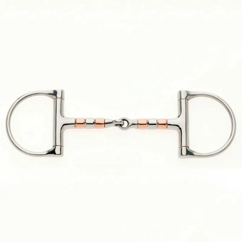 Lorina Copper Roller D Race Snaffle Bit