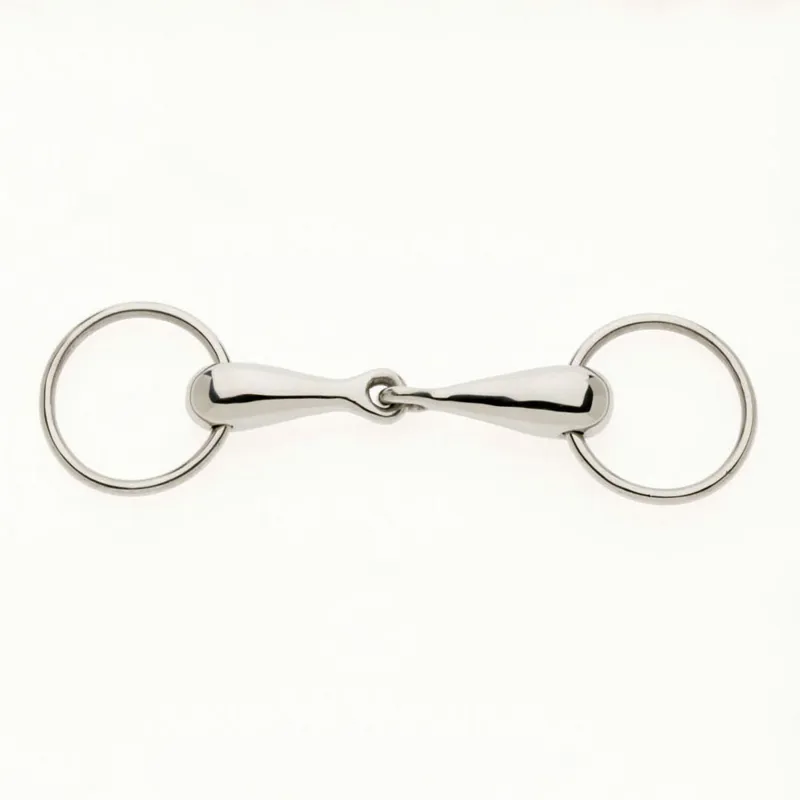 Lorina German Hollow Mouth Jointed Loose Ring Snaffle Bit