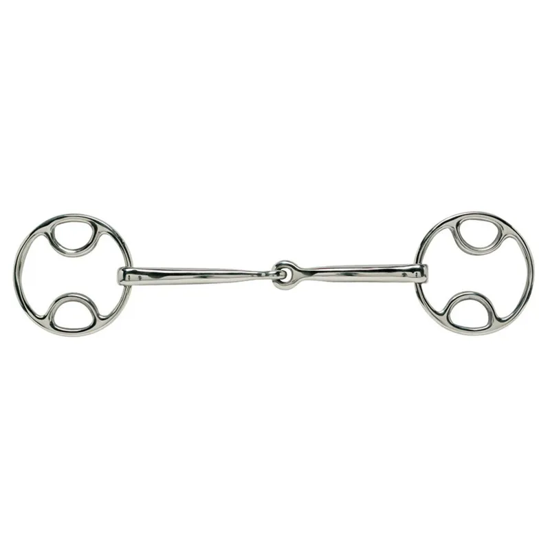 Lorina Loop Ring Jointed Snaffle Bit