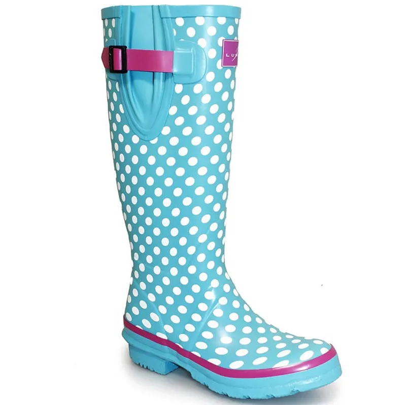 Lunar Wellingtons - Polka Dot - UK8