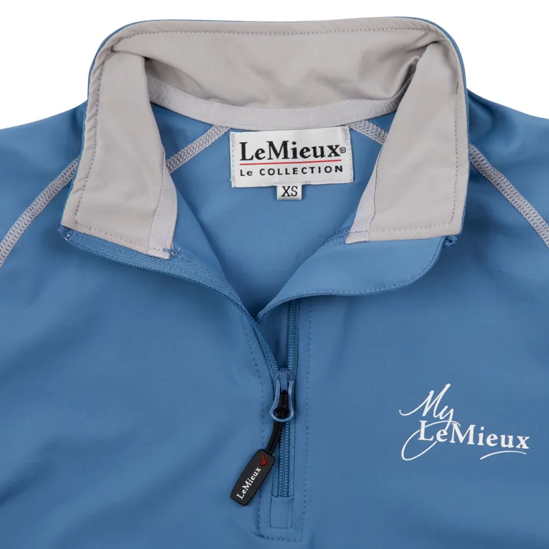 LeMieux Ladies Base Layer - Ice Blue/Grey-4