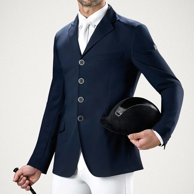 Equiline Rack Mens X-Cool Evo Competition Jacket - Blue UK42-3