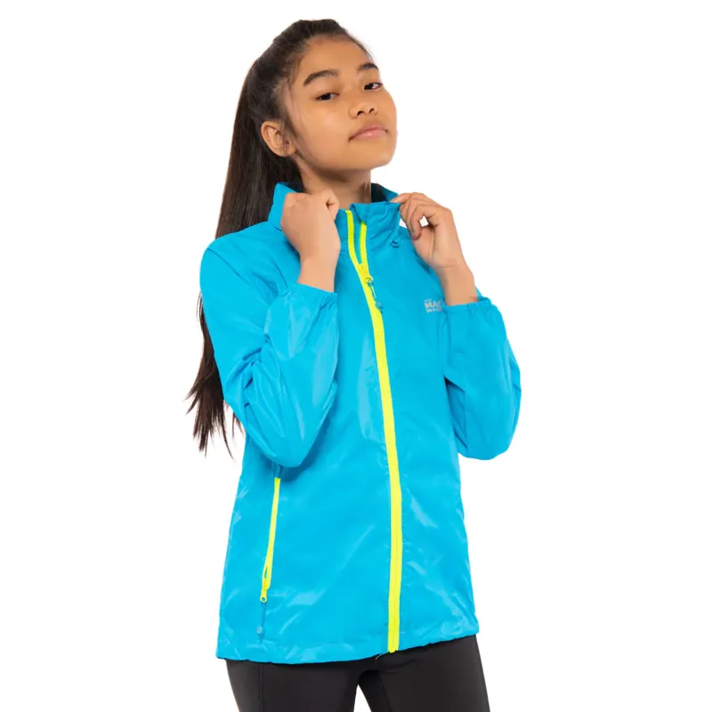 Mac In A Sac Mini Origin Waterproof Junior Jacket Neon Blue