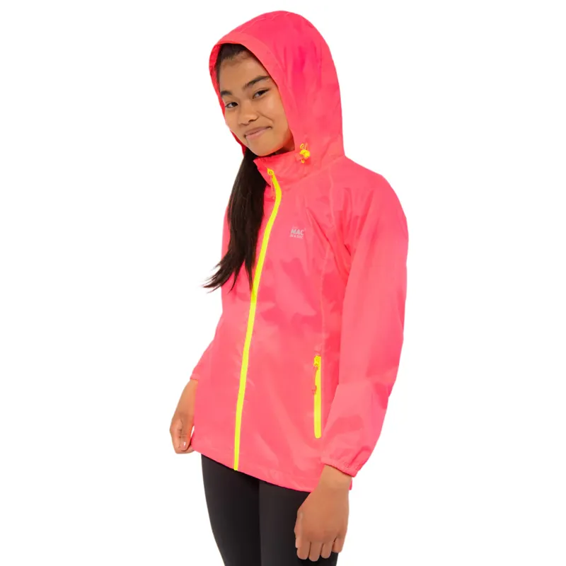 Mac In A Sac Mini Origin Waterproof Junior Jacket - Neon Pink-3