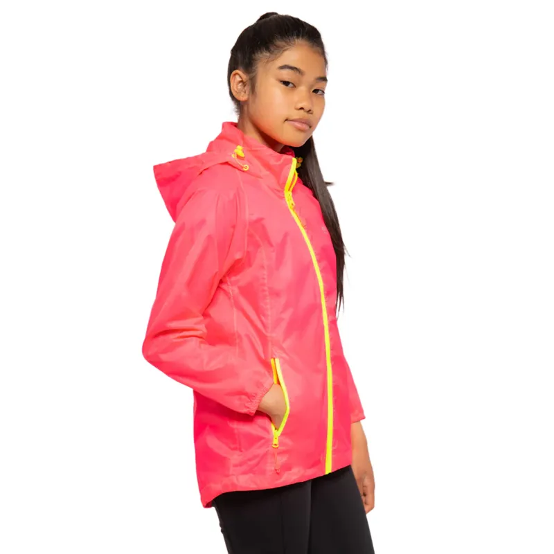 Mac In A Sac Mini Origin Waterproof Junior Jacket - Neon Pink-2
