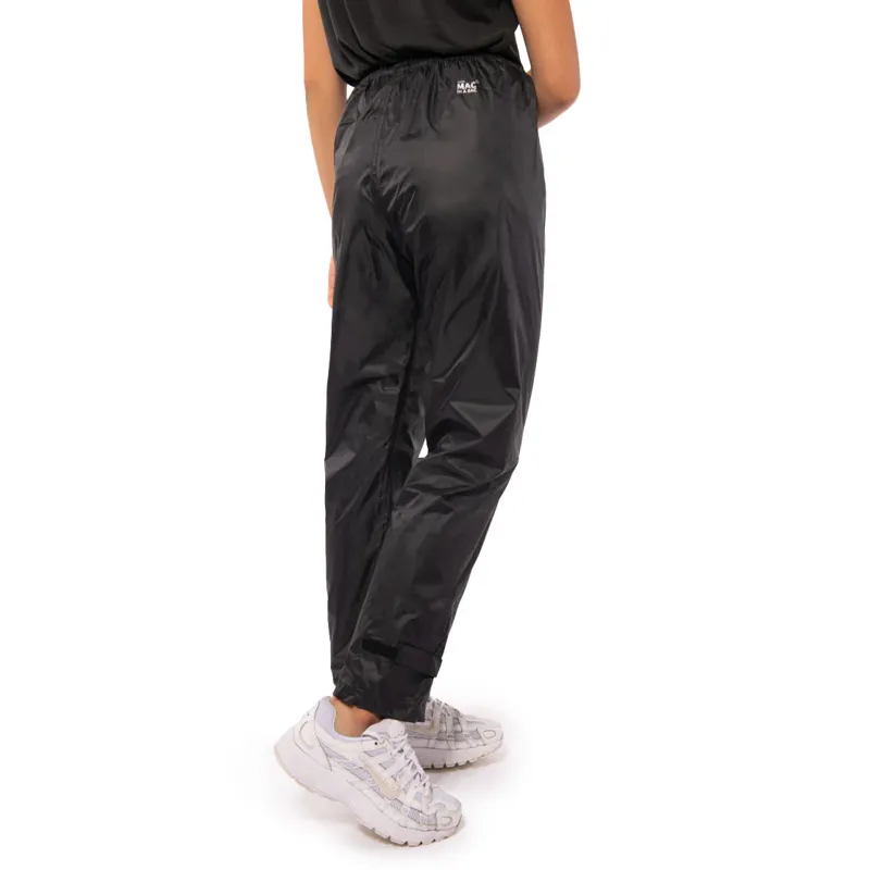 Mac In A Sac Origin 2 Waterproof Junior Overtrousers - Black-2