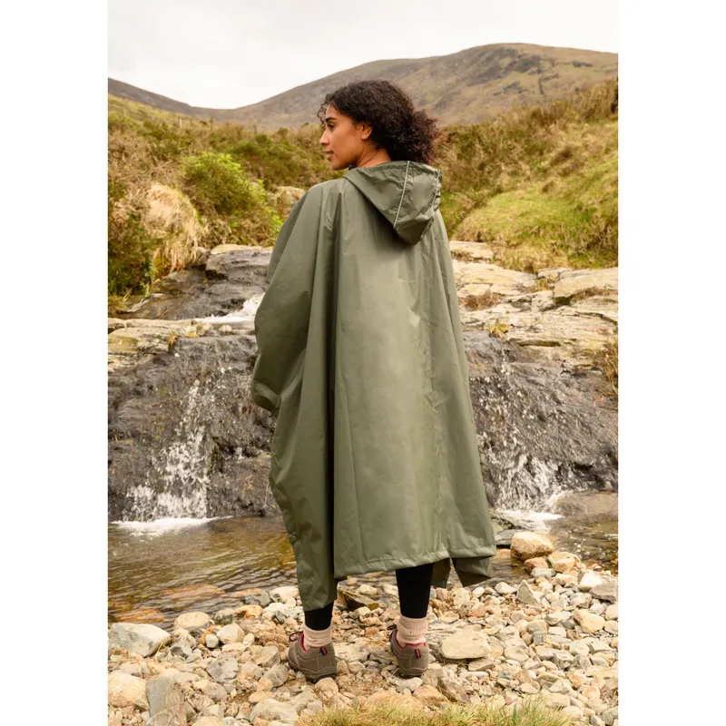 Mac In A Sac Origin 2 Unisex Packable Waterproof Poncho Cape - Khaki-3