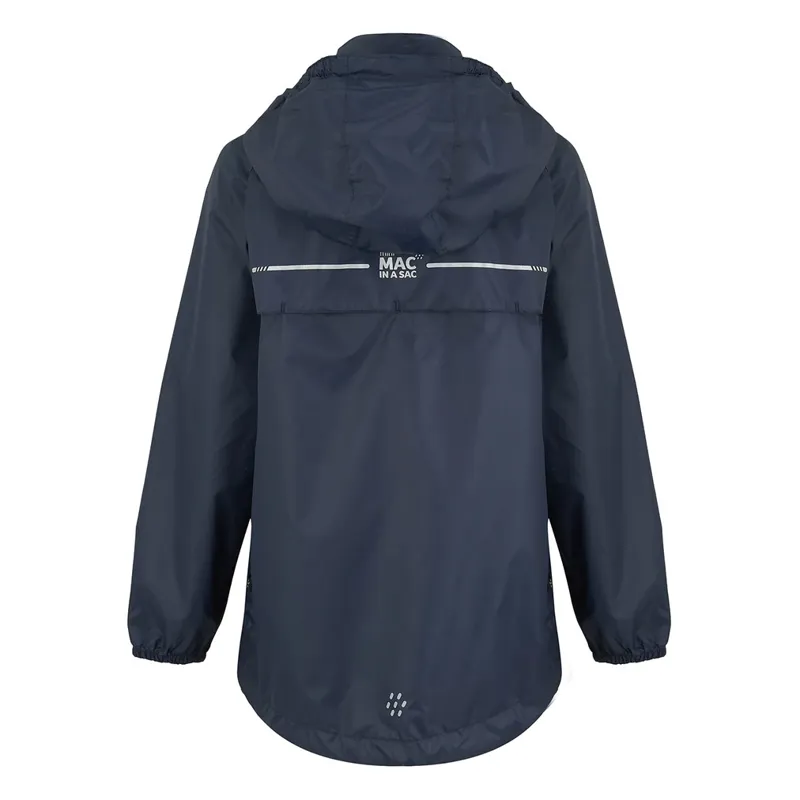Mac In A Sac Mini Origin Waterproof Junior Jacket - Navy-1