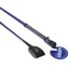 Mactack Rubber Non-Slip Handle Riding Whip with No3 Keeper - Purple