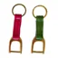 Mackey Mini Leather Key Ring - Stirrup