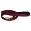 Mackey Padded Dog Lead  - Mulberry/Brown