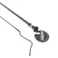 Mactack Braided Sparkle Dressage Whip - Black