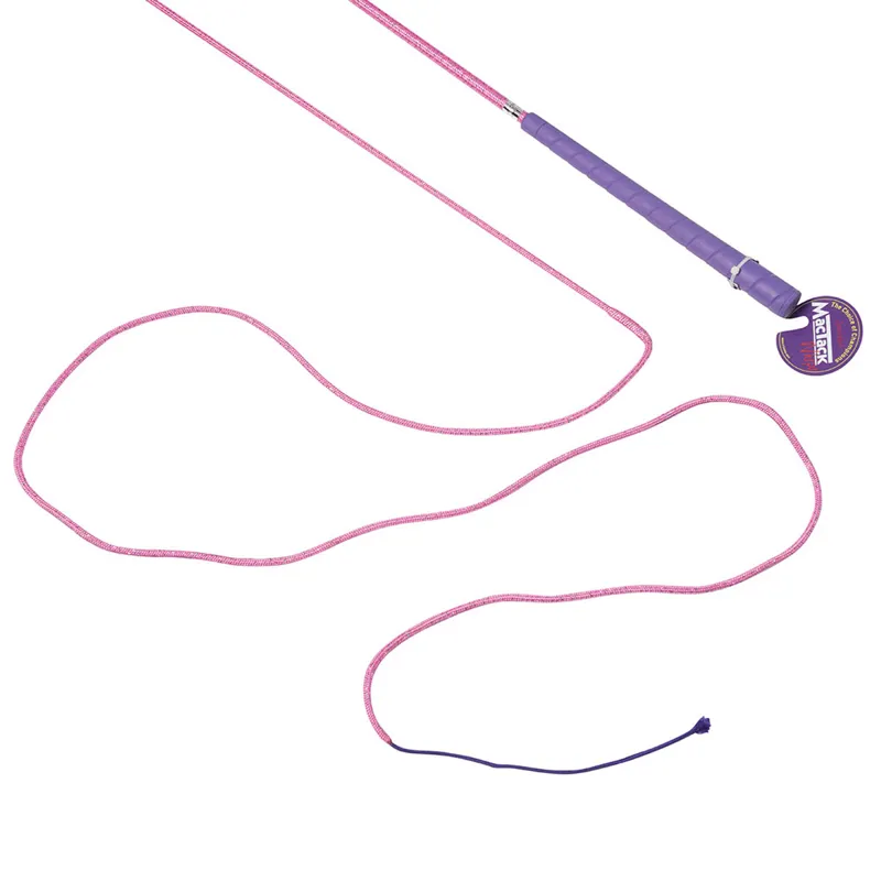 Mactack Sparkle Lunge Whip - Cerise