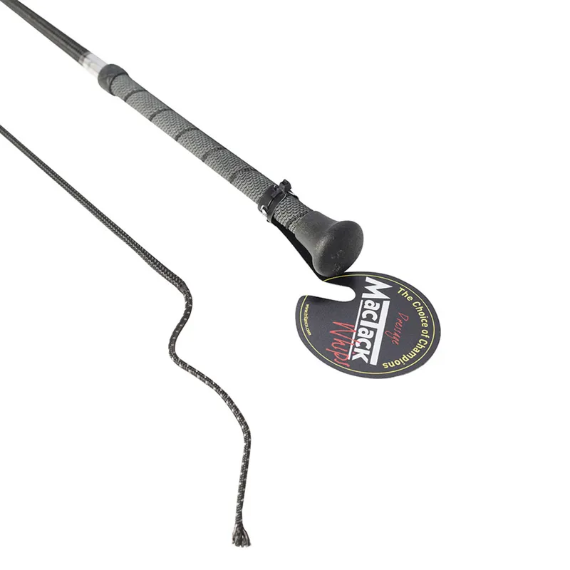 Mactack Easy-Grip Handle Dressage Whip - Black