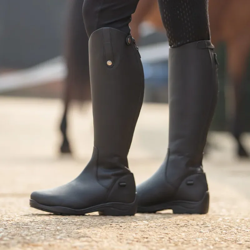 Mark Todd Winter Fleece Lined Tall Junior Riding Boots - Black-3