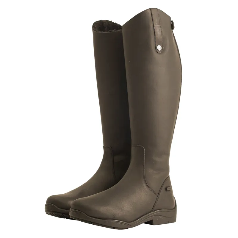 Mark Todd Winter Fleece Lined Tall Unisex Riding Boots Brown