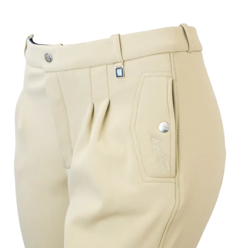 Mark Todd Winter Performance Knee Grip Mens Competition Breeches - Beige-3