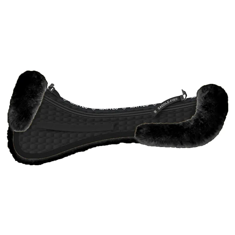 Mattes CORRECTION Show Jumping Front and Rear Trim Half Pad - Black