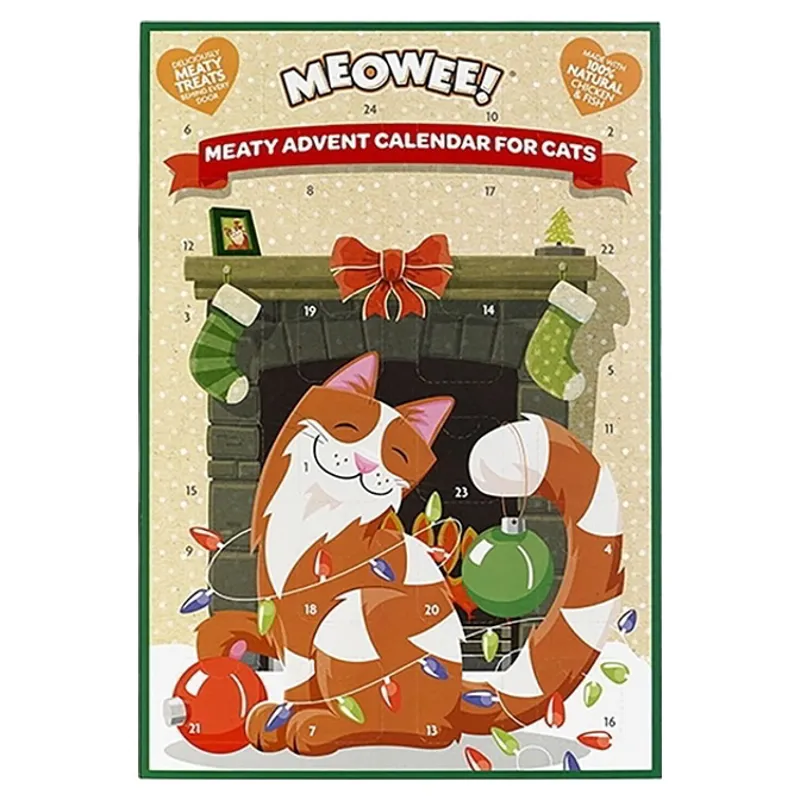Meowee Meaty Christmas Advent Calendar for Cats