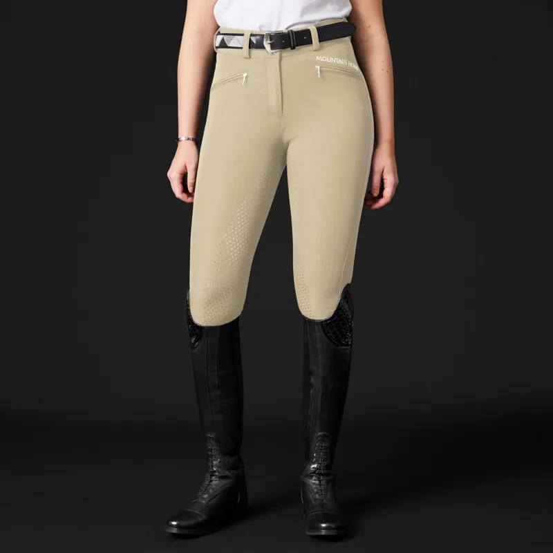 Mountain Horse Diana Full Grip Womens Competition Breeches - Sand-1